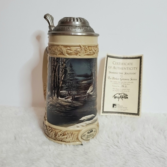 TERRY Redlin Stein Sharing The Solitude Series - Picture 1 of 15